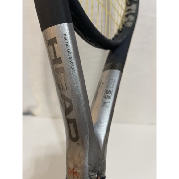 Head TI CARBON 5000 Adult Tennis Racquet 4 3/8 Head Ti.S5 Titanium 4 3/8 Grip Size Tennis Racquet Racket With Bag